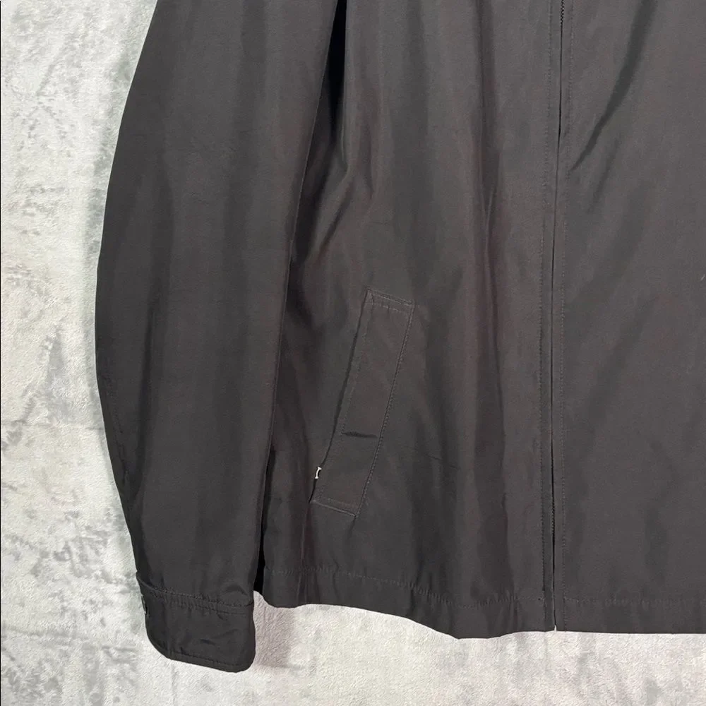 Banana Republic Black Full Zip Snap Neck Closure Jacket Size XL